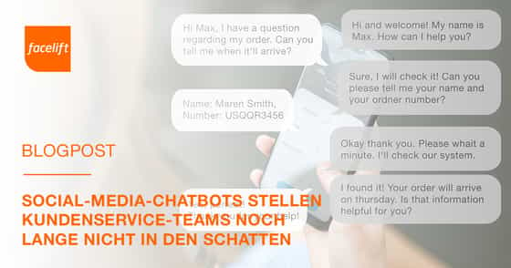 Social-Media-Chatbots stellen Kundenservice-Teams noch lange nicht in den Schatten
