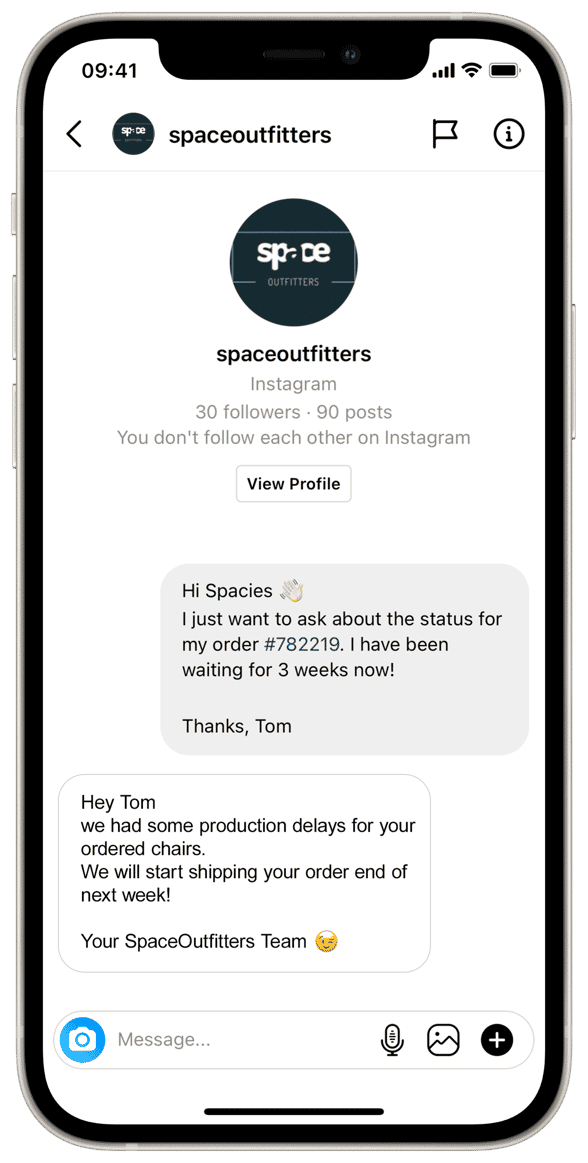 Les messages Instagram Direct sont maintenant disponibles sur Facelift